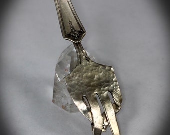 FORK YOU , Hammered Dangerously Weapon Art Pendant