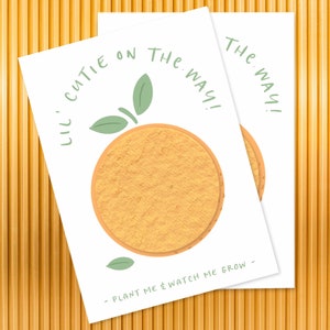 Wildflower Seed Paper Party Favors: Lil&#39; Cutie Baby Shower (Set of 10 - 2.5x3.5&quot;)