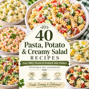 40 recepten voor pasta, aardappelen en romige salades | Makkelijke bijgerechten voor de barbecue of picknick