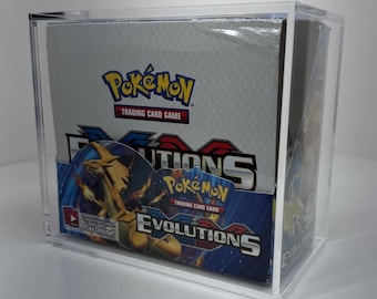 Vitrina acrílica con tapa magnética para Pokémon Booster Box