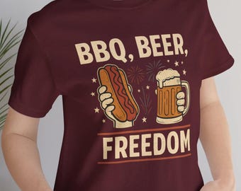 USA Flagge T-Shirt: 4th of Jul 2019 American Pride