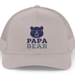 Papa Bear Trucker Hat: Father&#39;s Day Dad Cap