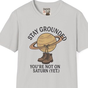 Saturn Ringe Grafik-T-Shirt: Lustiges Astronomie-Weltraum-T-Shirt