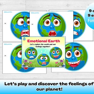 Emotionele aarde: educatief spel voor kinderen | Leer emoties en planeet aarde