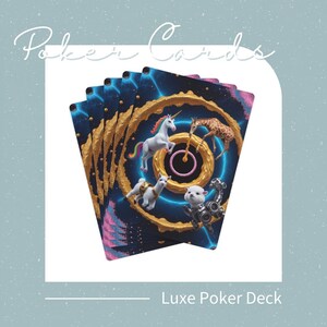 Luxe pokerspeelkaarten - Artisan Casino Grade-deck, custom design Collector's Edition voor magie, game-avond, cadeau