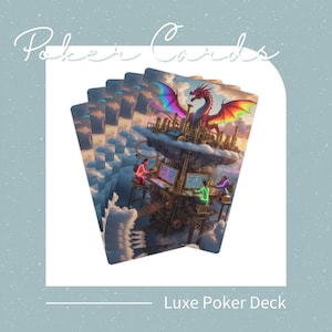 Carte da gioco di lusso per poker - Mazzo di carte da casinò artigianale, edizione da collezione con design personalizzato per magia, serate di gioco, regalo