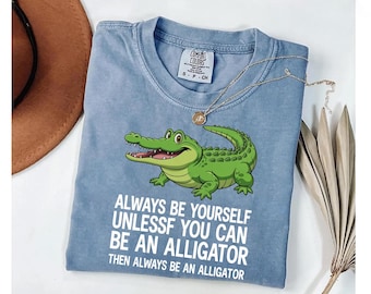 Funny Alligator T-Shirt: Quirky Animal Lover Gift