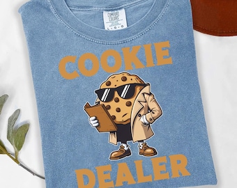 Cookie Dealer Shirt: Funny Baking Graphic Tee, Foodie Gift