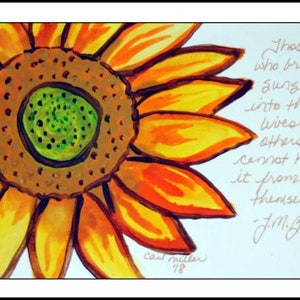 Art Postcard: You Spread Sunshine