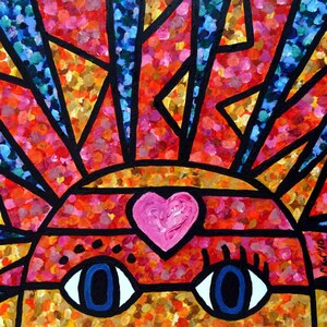 Printed Notecard: &quot;Awaken&quot; Sun