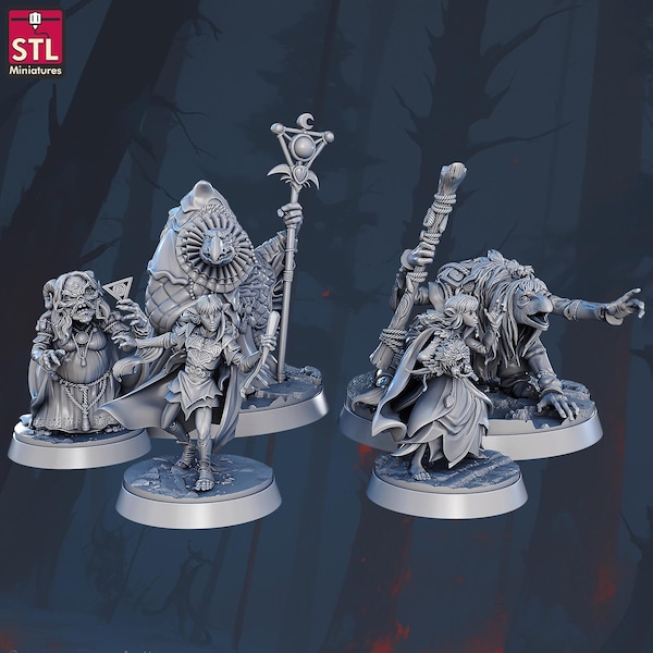 Set di miniature ispirato a Dark Crystal