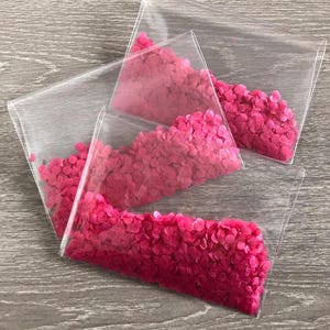 Decorazioni per rivelazione del sesso/baby shower/festa. Coriandoli per il tavolo.