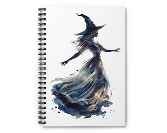 Witch Dancing in Moonlight Notebook: Mystical Journal