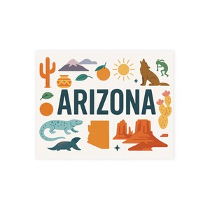 Arizona Postcard - Pacote de 10 cartões postais ecológicos