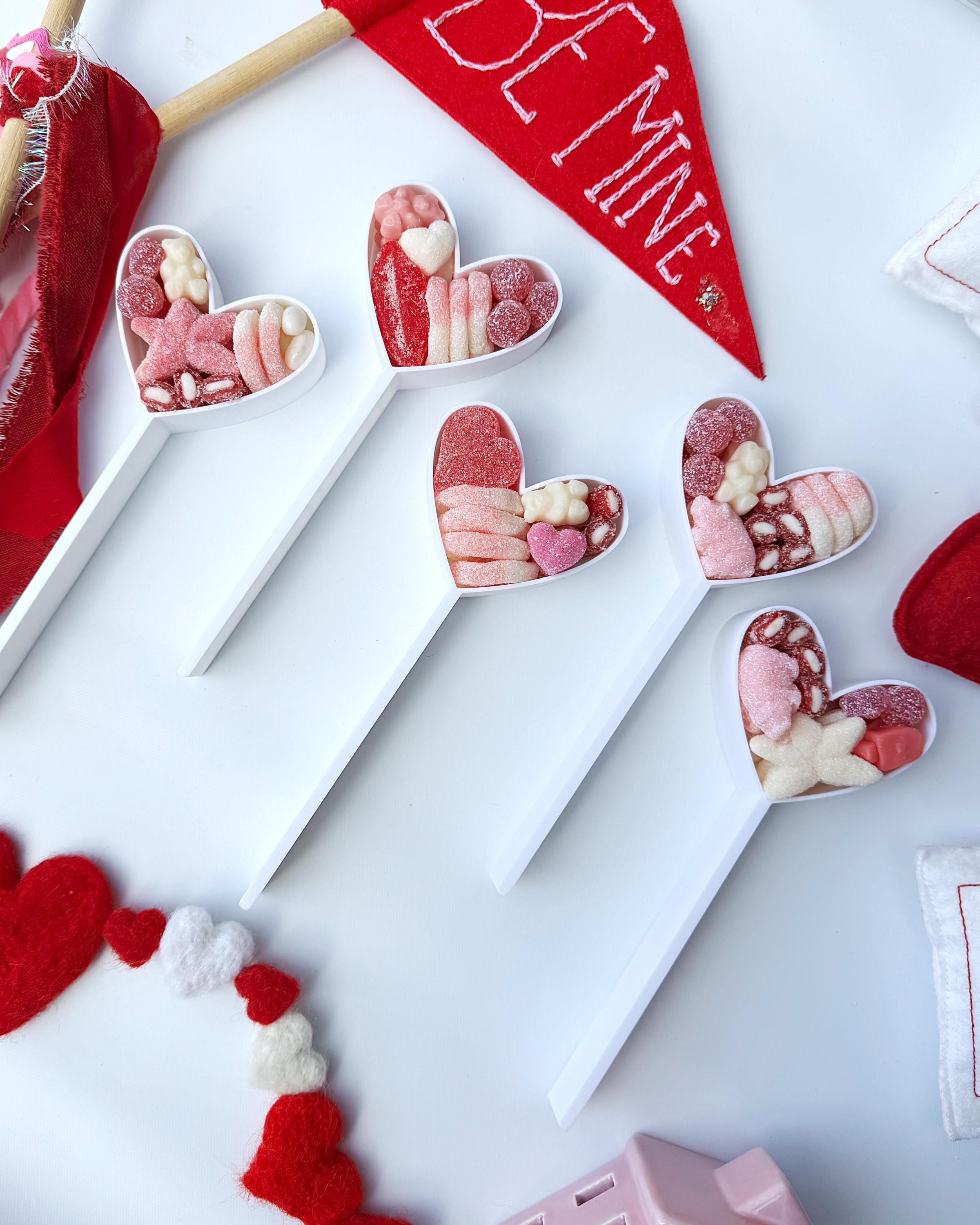 Heart Candy Wand – Imported Valentine's Day Treat, Party Favor - Etsy