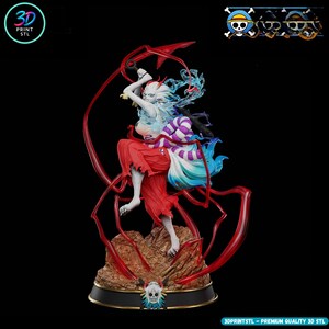 Yamato Beast Mode STL 3D Print File | One Piece 3D Printable Figure ...