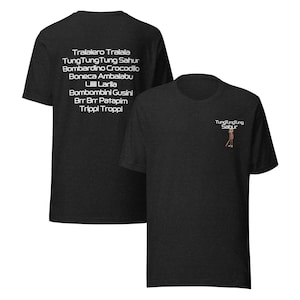 Camiseta de Tung Tung Tung Sahur, divertida camiseta con meme de bate de béisbol, camiseta con memes de Dank, camiseta de Cringe, Brainrot italiano, regalo especial