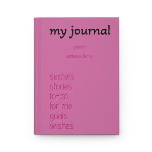 Inspirational Hardcover Journal | Customizable Notebook for Goals, Wishes, and Daily To-Do Lists | Perfect Gift for Creative Souls,