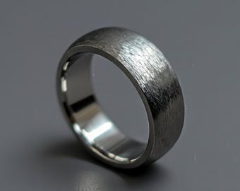 Mens Hypoallergenic Titanium Ring, Lightweight, Custom Made, Engagement, Anniversary Gift