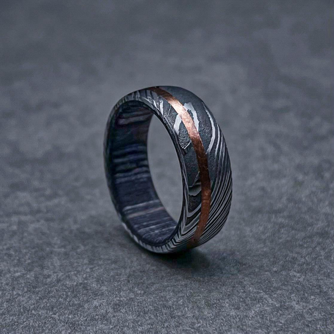 The Escaper, Mens Rings Mens Engagement Rings Mens Wedding Band Mens Wedding Ring Personalized Jewelry Copper Ring Mens Gifts Promise Rings