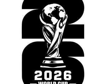 2026 World Cup SVG, Soccer Championship Cut File, Sports Fan Cricut Design (Digital Download)