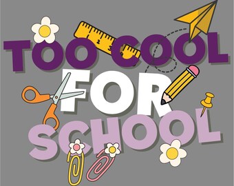 School Clipart | Teacher Student PNG SVG (Digital Download