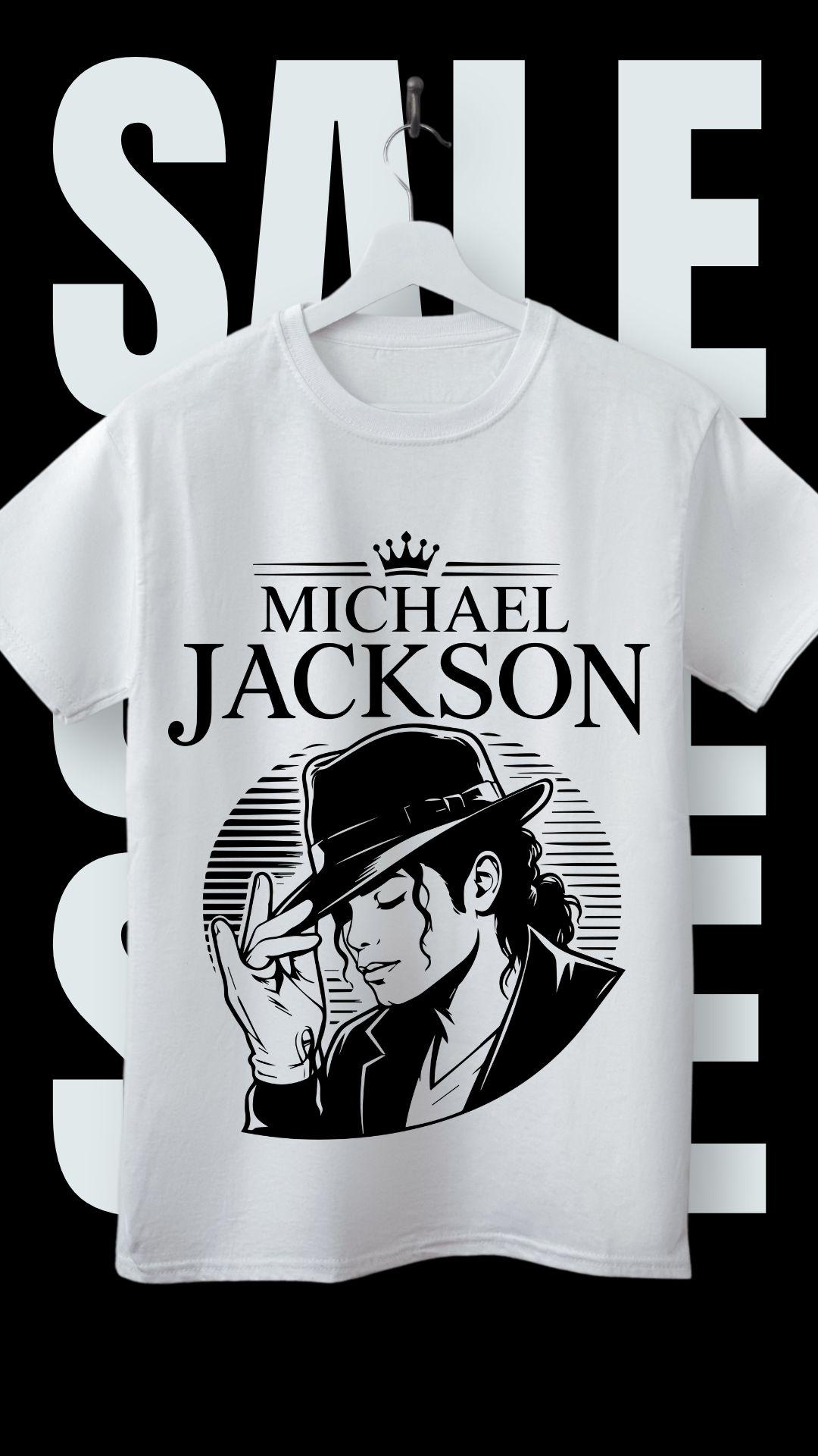 Michael Jackson SVG Bundle | Black White PNG Files | King of Pop
