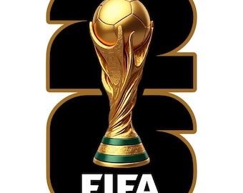 2026 FIFA World Cup SVG PNG, Soccer Trophy Digital Design, Football Championship Cut File, Cricut Silhouette Download