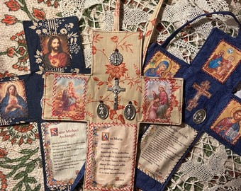 Autel/oratoire/lieu de culte catholique fait main pour la dévotion quotidienne et la prière où que vous soyez