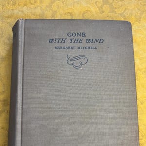 1937 ‘Gone With The Wind’ by Margaret Mitchell Hardcover Book