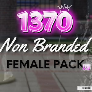1370 - Female TOS Non-Branded Clothing Pack V5 | Best FiveM Non-Branded Clothing Pack Male GTA RP | Encrypted.