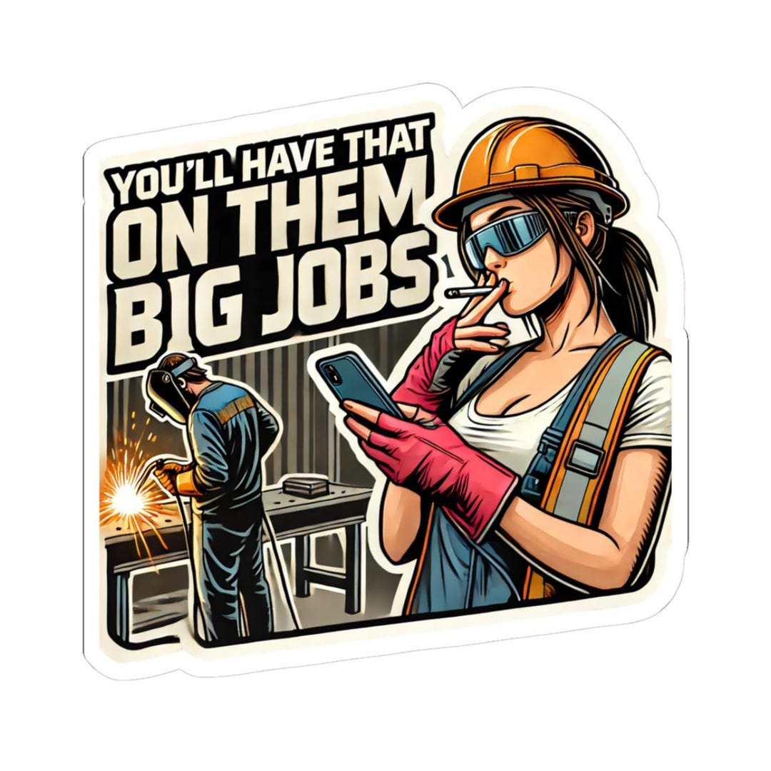 Construction Themed Sticker - Etsy