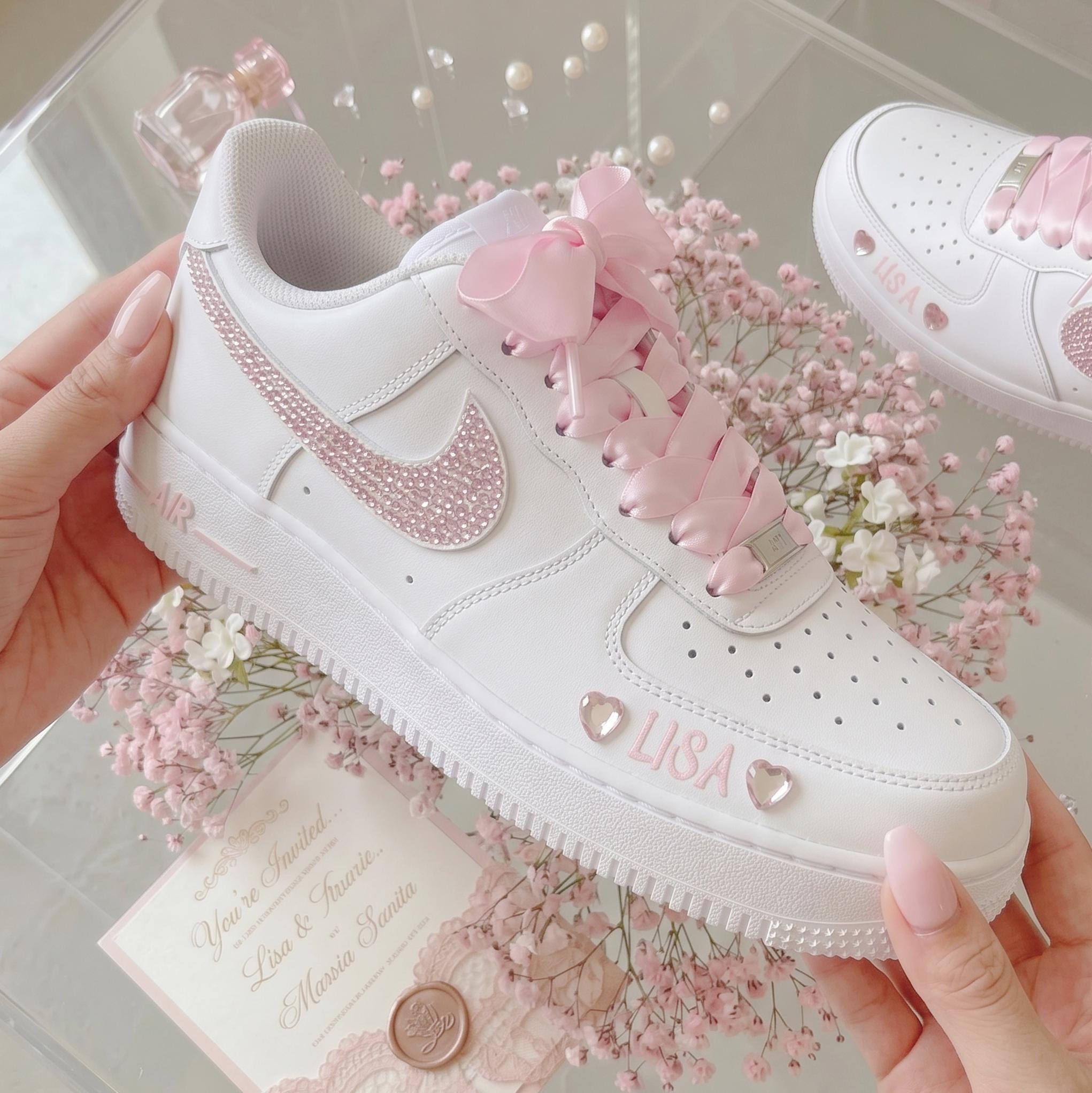 Nike pink laces - Etsy 日本