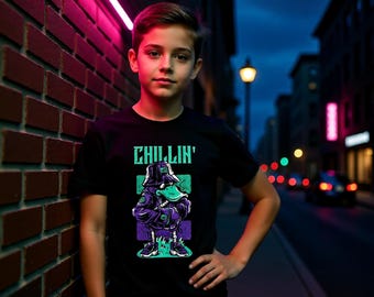 Chillin' Graphic Tee – Urban Streetwear Duck T-Shirt for Youth