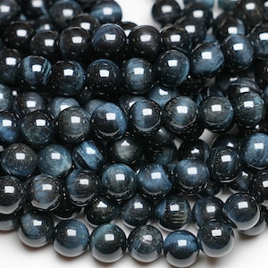 90 AAA Hawk&#39;s Eye Beads, 38cm thread, 4mm, 6mm, 8mm, 10mm, Mala bracelet bead, natural eagle&#39;s eye, tiger&#39;s eye bead 8 mm