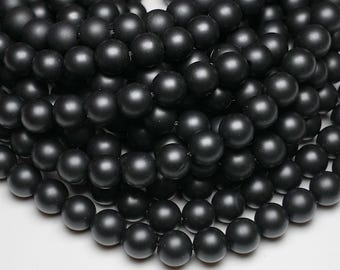 40 Piezas Cuentas De Piedra Hematites Rondelles 6x3 Mm Gris Negro Mate