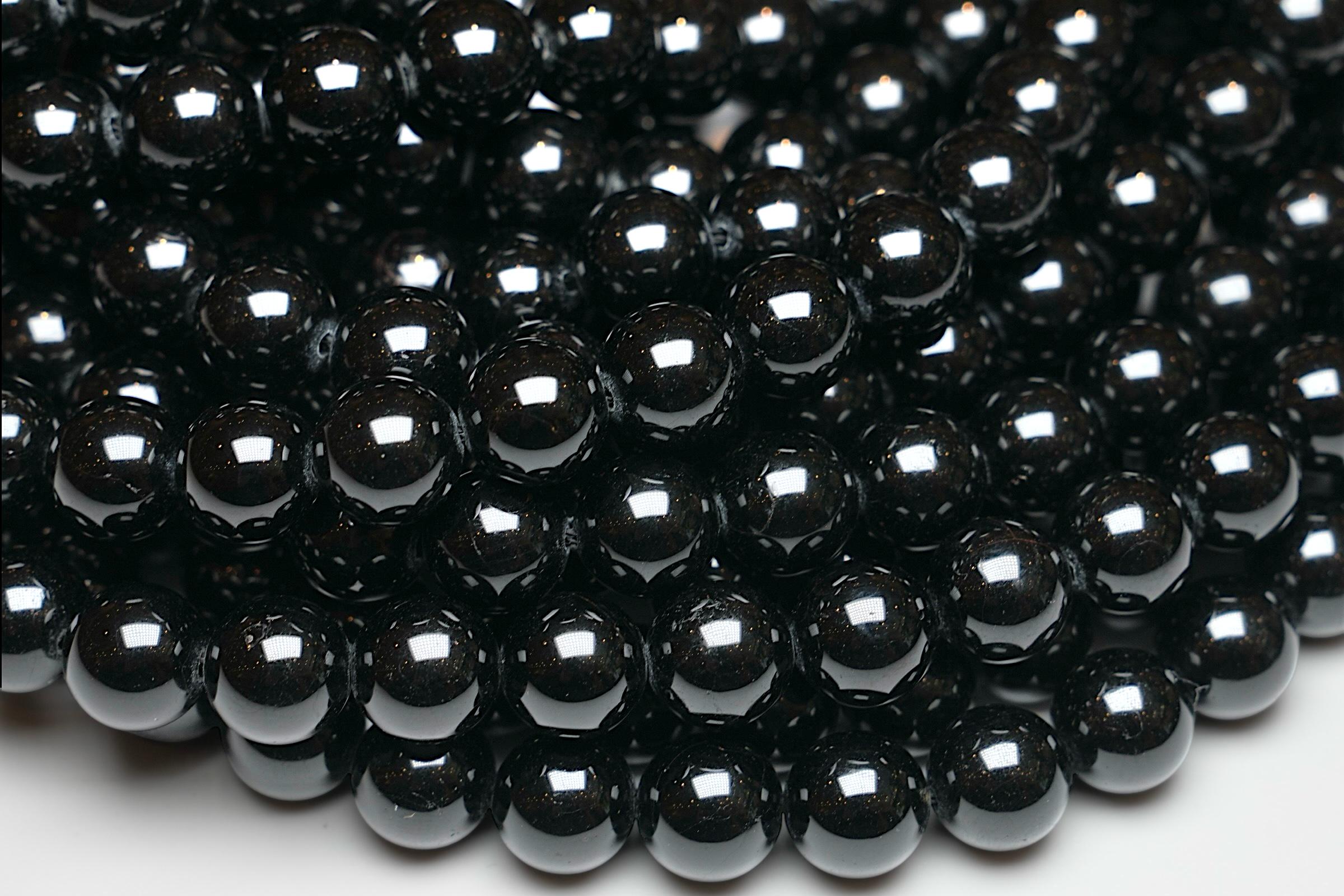 Lot De 20 Perles Rondes En Onyx Noir Mat - 6x4mm - Idéales Pour Bijoux DIY