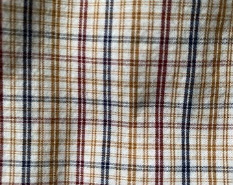 Upcycled Plaid Baby Dress: Handmade Infant Clothing (3-6 Months)
