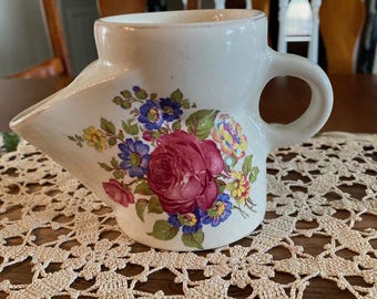 Vintage Porcelain Scuttle