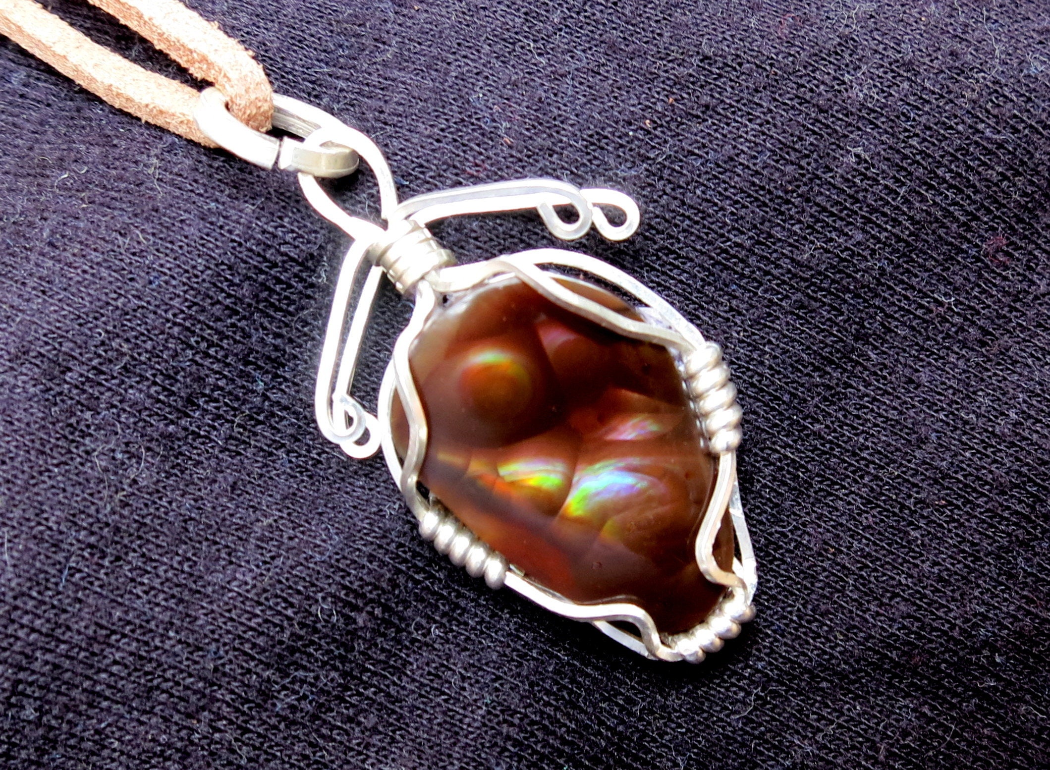 Fire Agate Pendant Fire Agate Jewelry Mexican Fire Agate - Etsy UK