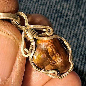 Protection gems, Mexican Fire Agate Pendant In Sterling Silver