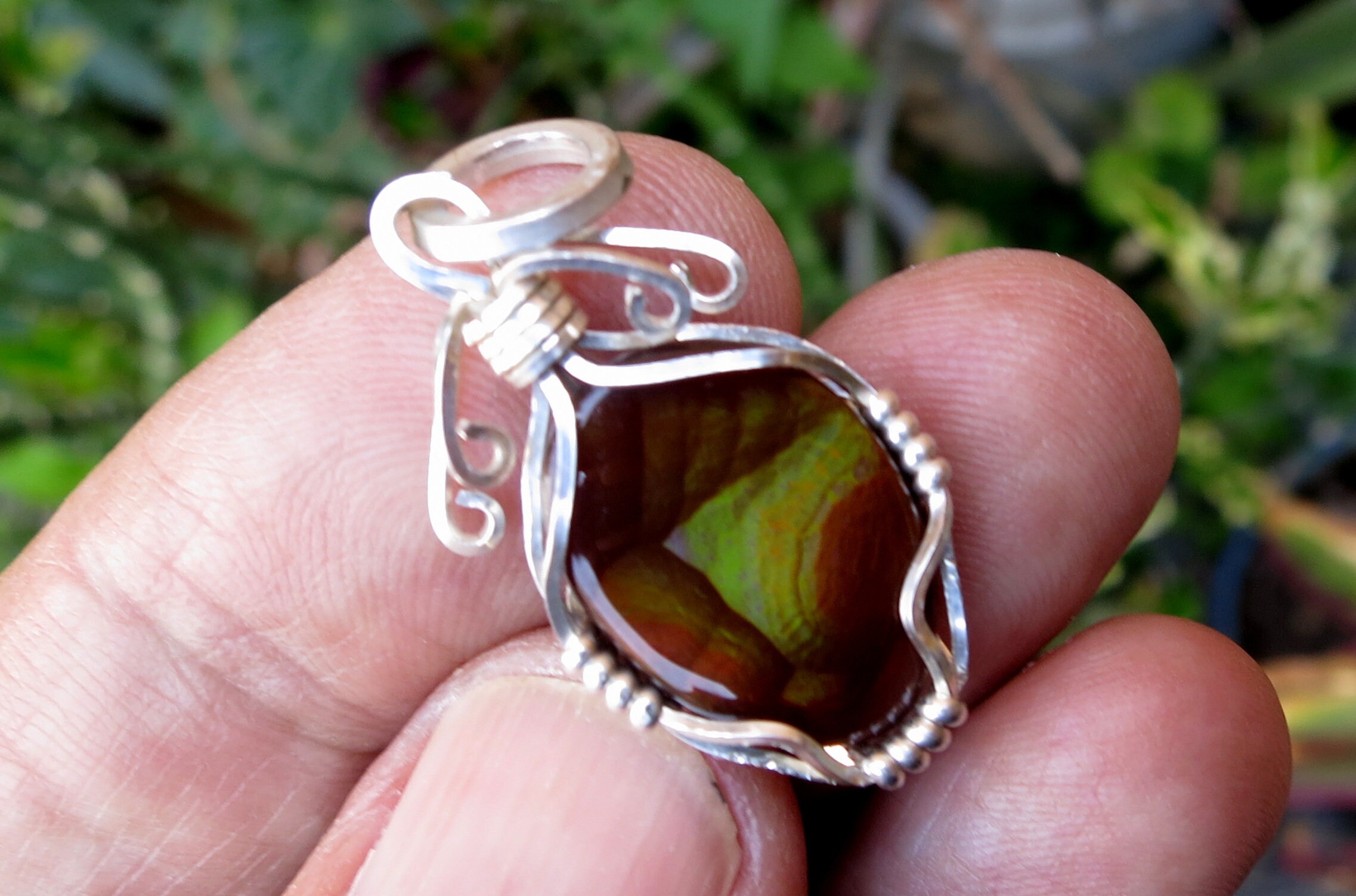 fire agate pendant fire agate jewelry agate pendants