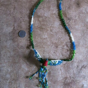 Huichol jewelry, Mexican necklace,Mexican jewelry,Huichol beadwork