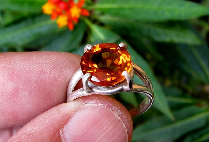 sapphire ring natural sapphire solitaire ring