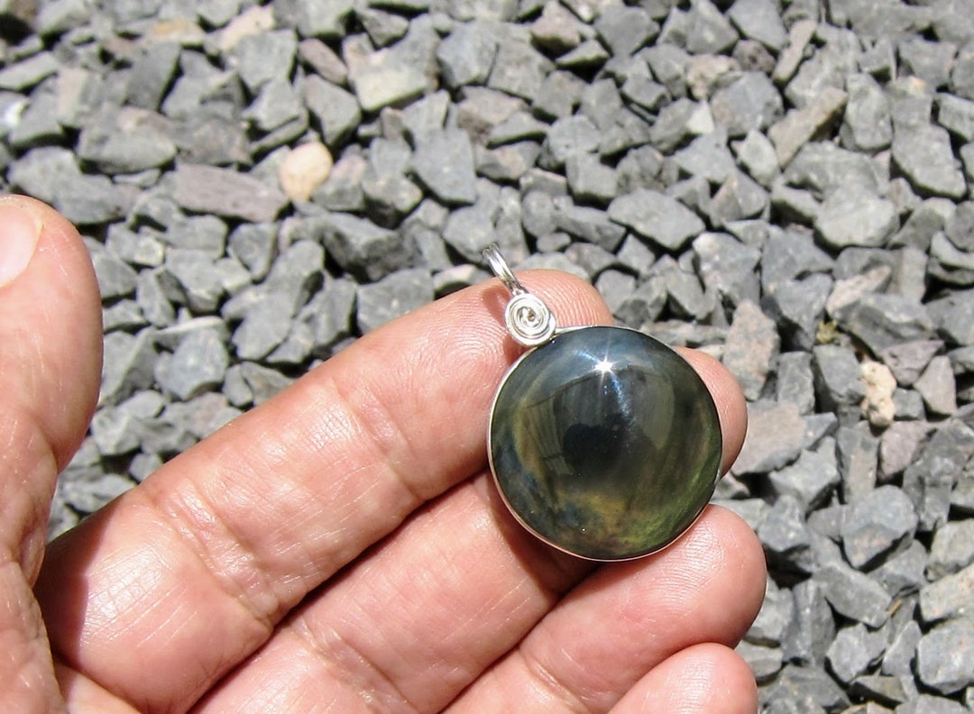 Obsidian Pendants Obsidian Jewelry Obsidian Necklace Obsidian Etsy