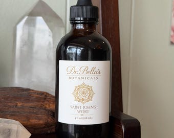 Tintura di iperico per il supporto del sistema nervoso, l'equilibrio dell'umore e delle emozioni / Estratto vegetale Dr Bellas Botanicals