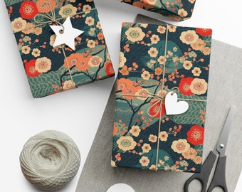 Japanese Pattern Gift Wrap Papers