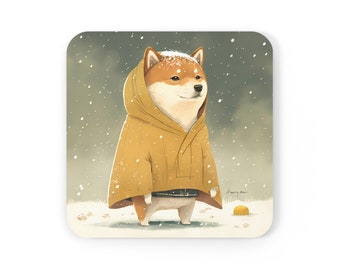 Made to Order Shiba Inu Coaster - Perfect for Dog Lovers