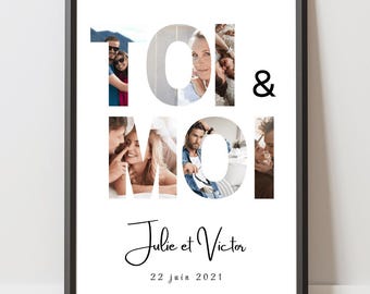 cadeau couple, cadeau personnalisé amour, cadeau rencontre, cadeau fiançailles, cadeau mariage, là où tout a commencé, cadeau saint valentin