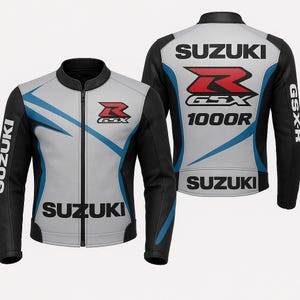 Suzuki GSX-R1000R Motorcycle Jacket – Custom Leather Racing Gear for Sportbike Riders | GSX-R 1000R Track & Street Wear